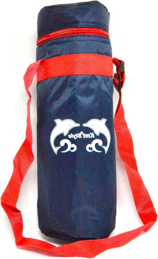 Fles Thermohoes - Koeltas Fles - Dranken Koel Houden - Verstelbare Schouderriem - 1.5 Liter - Blauw