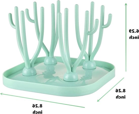 Flessen Droogrek Babyflessen Droogstandaard Ruimtebesparend Flessenhouder - Baby's Afdruiprek Flessen Droogrek van Merkloos