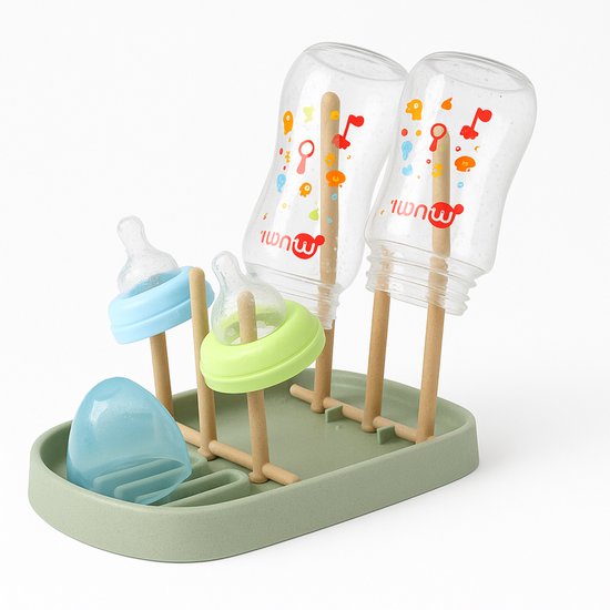 Flessen Droogrek- Flessenrek Baby- Droogrek Voor Flessen- Droogrek Voor Baby Flessen- Baby- Voeding van Elbelo