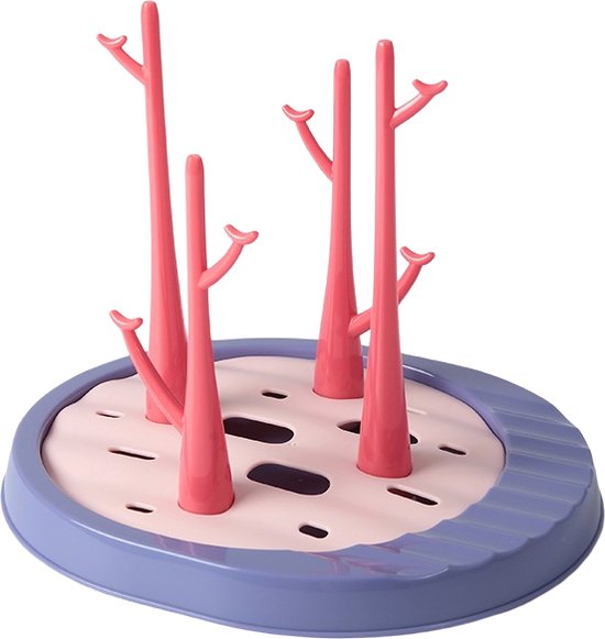 Flessen Droogrek Paars Flessenreiniger van Tommee Tippee