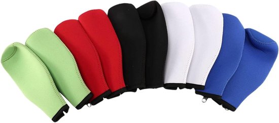 Flessen Koelers - Isolatie Hoezen - Drinken Koel Houden - Met Sluiting - 10 Stuks - Mix Kleuren