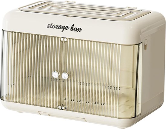 Flessen Opslag Rek - Babyfles Organizer - Hygiënisch Droger - Stofdichte Afsluiting - 436 cm - Romig