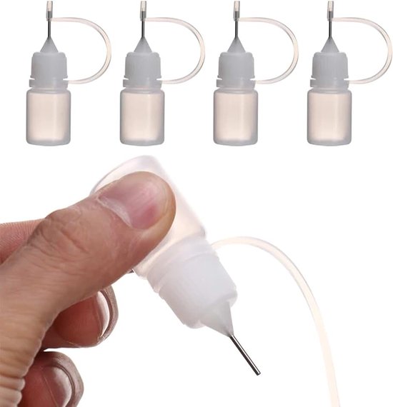 Flessen, Precision Tip Applicator Flessen, naald uiteinde dispenseren fles, dispenseren fles, knijpfles kleine, plastic fles, kleine plastic flessen voor het vullen, voor lijm inkt olieverf