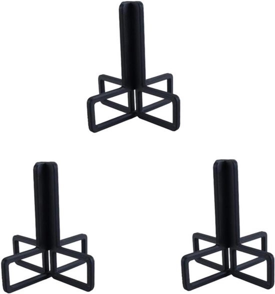 - Flessendroogrek - Uitsparingontwerp - Lekbak - Containers - Diverse maten - Geschikt voor divers keukengerei - Grijs 3-pack flessendroogrek – handig afvoersysteem, compact design, makkelijk op te bergen.
