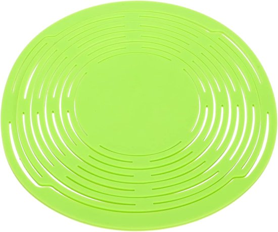 Flessenmat Met Handvat - Draagbare Flessenhouder - Veilig Vervoer - Waterdicht Siliconen - 10x10x10 mm - Groen