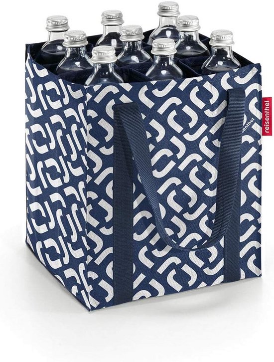 Flessentas voor 9 flessen - Compact en stevig transport voor picknick of boodschappen
