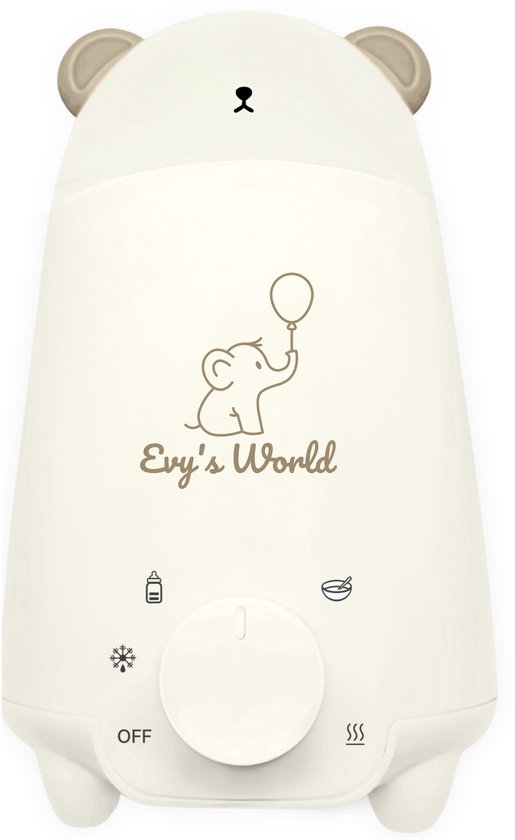 Flessenwarmer Baby 4-in-1 – Snel Opwarmen, Ontdooien, Steriliseren – Voor Flessen, Speentjes & Fopspenen – Elektrisch & Compact – Ideaal voor Borstvoeding & Babyvoeding - Babyuitzet - Babyshower van Merkloos