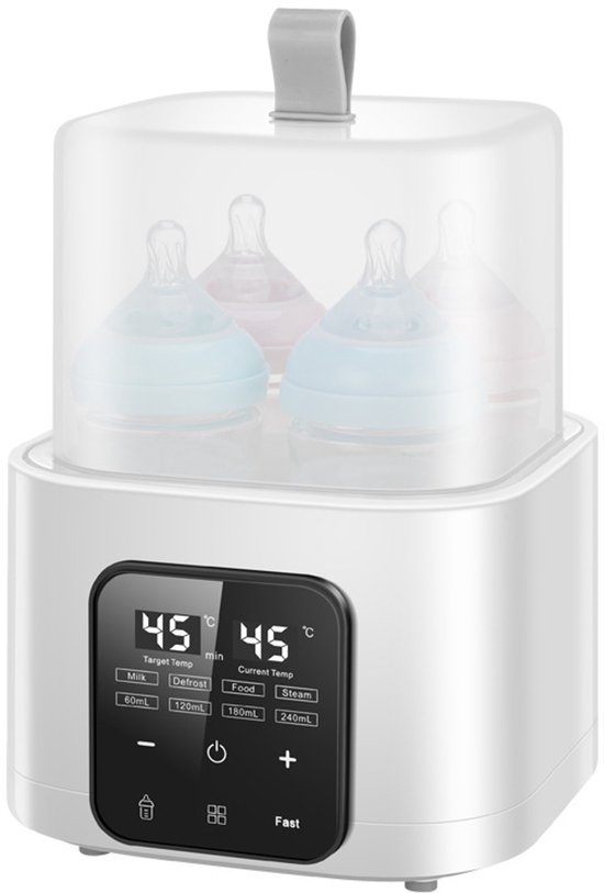 Flessenwarmer-flessenwarmer-Grote multifunctionele flessenwarmer voor huishoudelijk gebruik met afstandsbediening, sterilisatie en constante temperatuur.