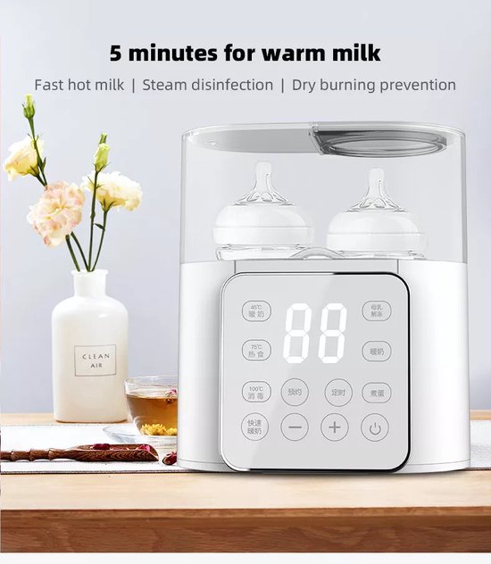 Flessenwarmer Multi Functie Snelle Baby Accessoires Voedsel Heater Melk Warmer Sterilisator Met Nauwkeurige Temperatuurregeling van Gootus