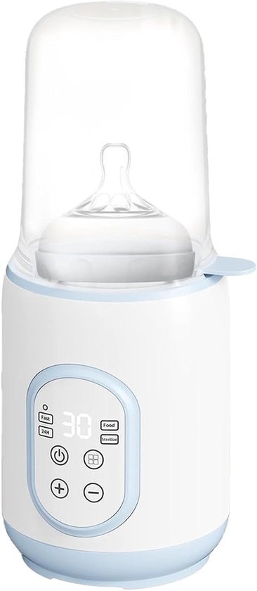 Flessenwarmer - Reiswarmer Melk - Onderweg Voeden - Constante Temperatuur - 30 x 15 x 15 cm - Blauw