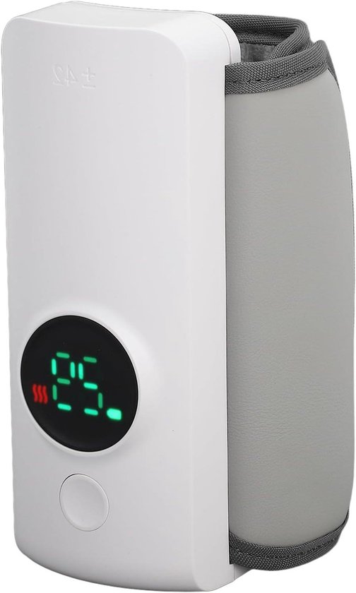 Flessenwarmer voor op reis - Snel opwarmen - Babyflessenwarmer - Draagbaar - Temperatuurweergave - Oplaadbaar - 6000 mAh - Comfortabel - Babyvoeding