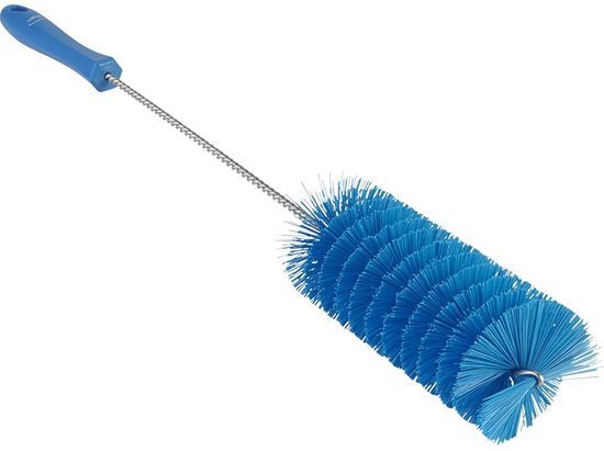 Flexibele pijpborstel met handvat voor diepe reiniging
