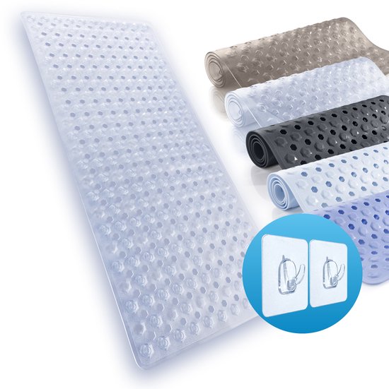 Flipline badmat transparant 88x40cm van Merkloos