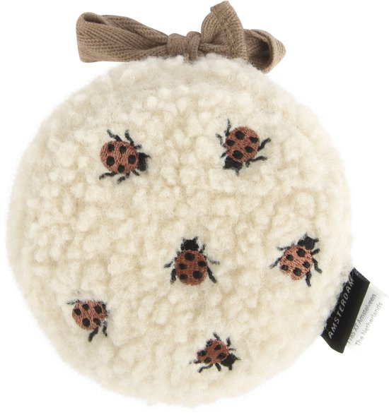 Flow Amsterdam - Comforter on the go Ted (lieveheersbeestje) - White noise & Hartslag van Flow Amsterdam