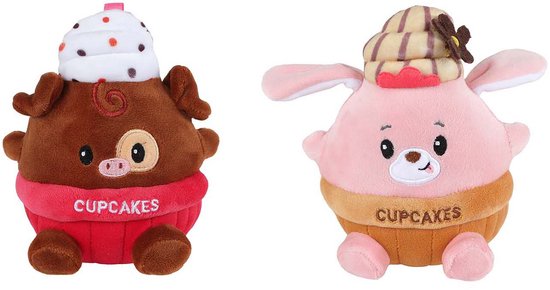 Fluffy Menu Cupcake Beer - 14cm van Merkloos
