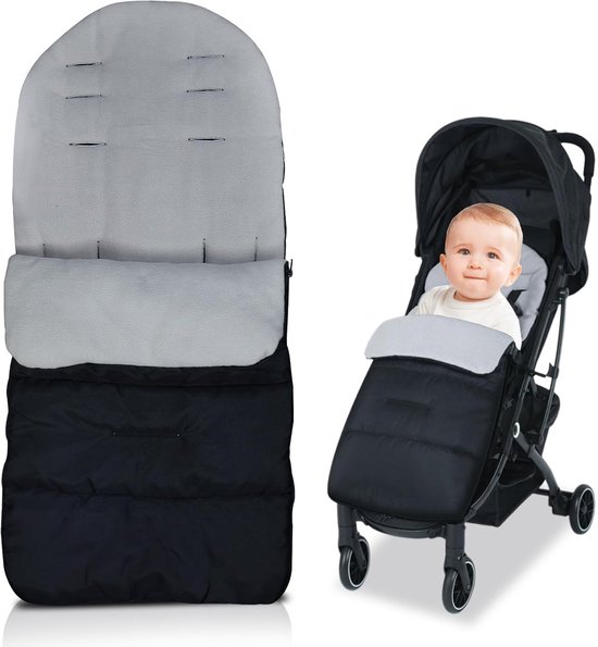 Footmuff Pram Winter Footmuff Buggy Universal Baby Footmuff Footmuff Baby Winter Footmuff Pram with Zippers, Waterproof, Windproof, for Most Prams