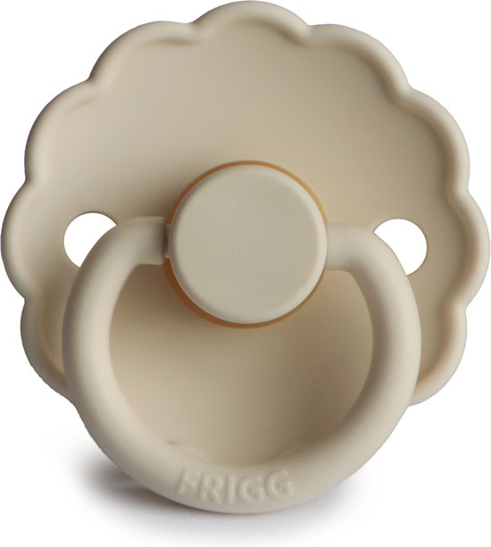 Fopspeen - Frigg - Daisy - T1 0/6 maanden - Crème - cream - ivory van FRIGG