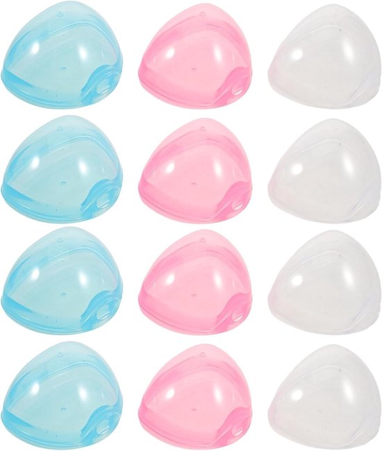 Fopspeen Houders - Speen Doosje - Baby Spullen Organiseren - Veilig Afsluitbaar - 6.3 x 5.1 x 3.8 cm - Multicolor