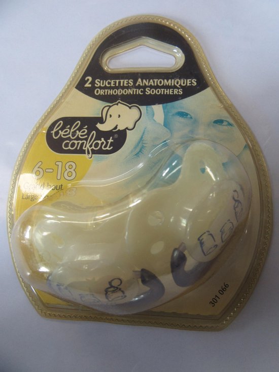 fopspeen set bebe confort 6-18m silicone van Bebe Confort