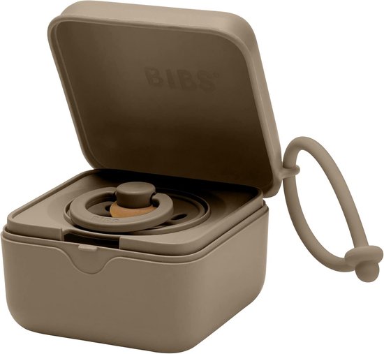Fopspeendoosje met clip – hygiënisch opberg- en sterilisatiebakje voor fopspeentjes – BPA-vrij voedselveilig materiaal – meerdere kleuren verkrijgbaar