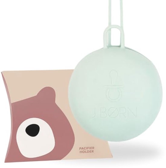 Fopspeenhouder - Speen etui - Baby verzorging - Houdt 3 spenen schoon - 13 x 10 cm - Zeegroen
