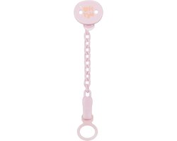 Fopspeenketting Zacht - Speenclip Houder - Baby Comfort - Universele Pasvorm - 15.7 cm - Roze