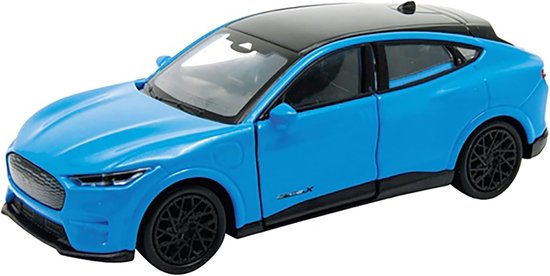 Ford Mustang Mache GT 2023 modelauto, metaal, modelauto, speelgoedauto, 63 (blauw-metallic)