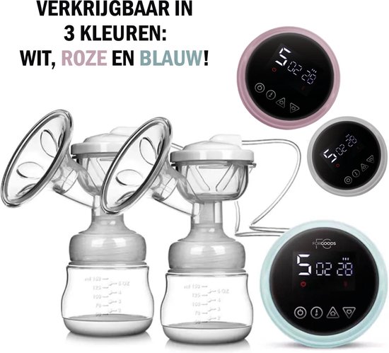 Forgoods Borstkolf - Electrisch - Dubbel - Roze - Model 2024 van Forgo