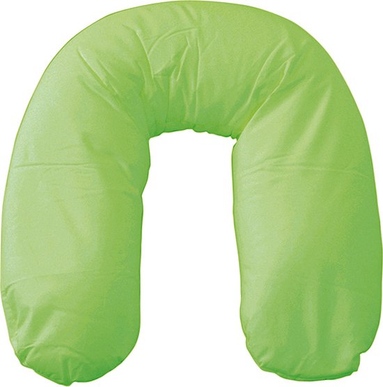 Form Fix Basic Voedingskussenhoes - Body Pillow Kussensloop - Zwangerschapskussen hoes - Zijslaapkussen hoes - 100% Katoen Hoes - Lime van Form Fix