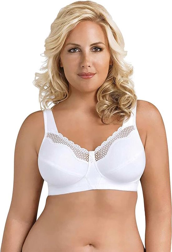 Form FULLY Cotton Soft Cup Full-Coverage Bra, Lace, Wire-Free #5100535