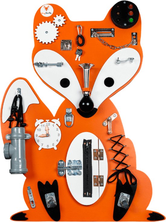 Foxy Family Hubbie de Vos Activiteitenbord - Niet Vrijstaand van Fox