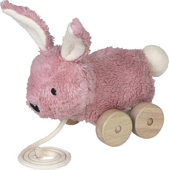 FRANCK & FISCHER - Trekdier - Konijn - Mingus - Roze van FRANCK & FISCHER
