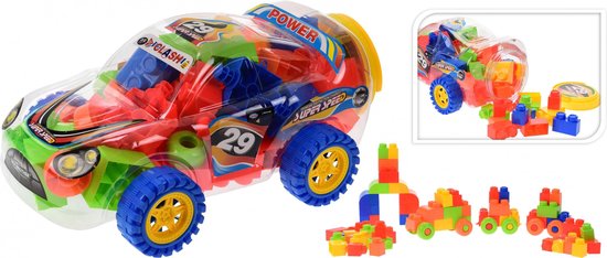 Free And Easy Bouwblokken In Raceauto 75-delig van Free And Easy