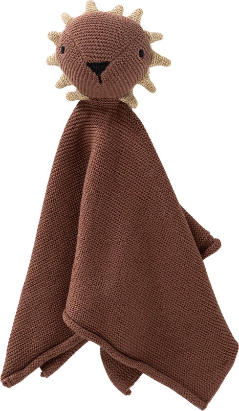 Fresk Knuffel - Knuffeldoekje - Tutpoppetje - Kraamcadeau voor Jongens en Meisjes - Baby Cadeau - Bruin - Lion van Fresk