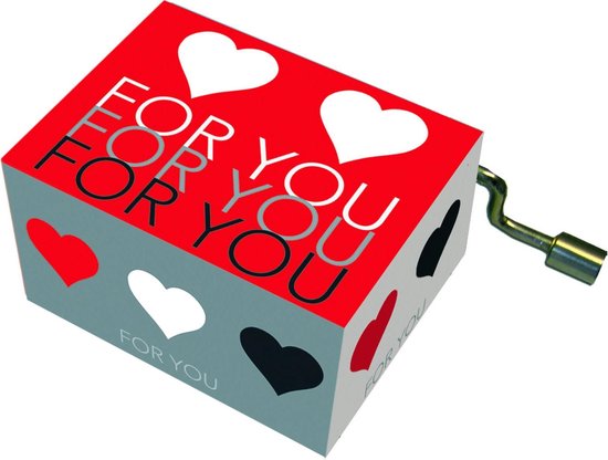 Fridolin Muziekdoosje: '' Happy Birthday'' For You Hartjes van Fridolin