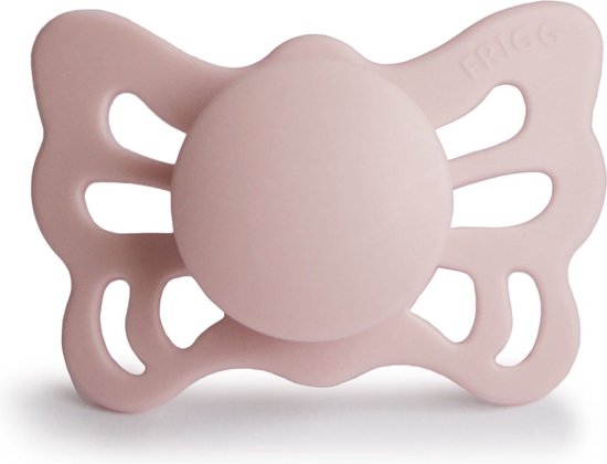 Frigg butterfly Blush - silicone anatomisch - 0-6 maanden van FRIGG