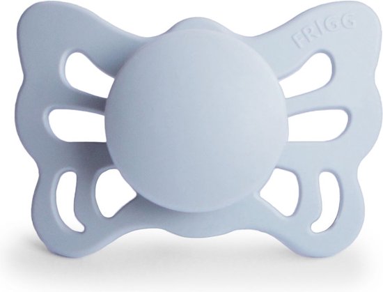 Frigg butterfly powder blue - silicone anatomisch - 0-6 maanden van FRIGG