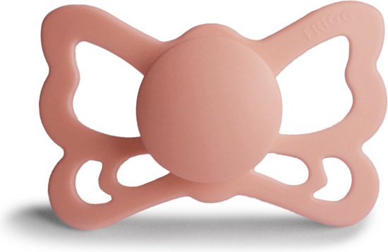 Frigg butterfly pretty in Peach - silicone anatomisch - 6-18 maanden van FRIGG