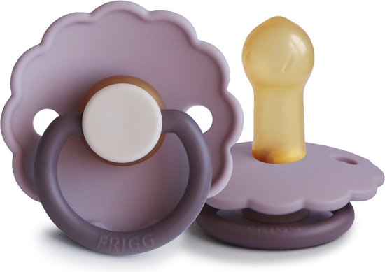 Frigg - Daisy Bloom - fopspeen LATEX - LAVENDER HAZE - T2 van FRIGG