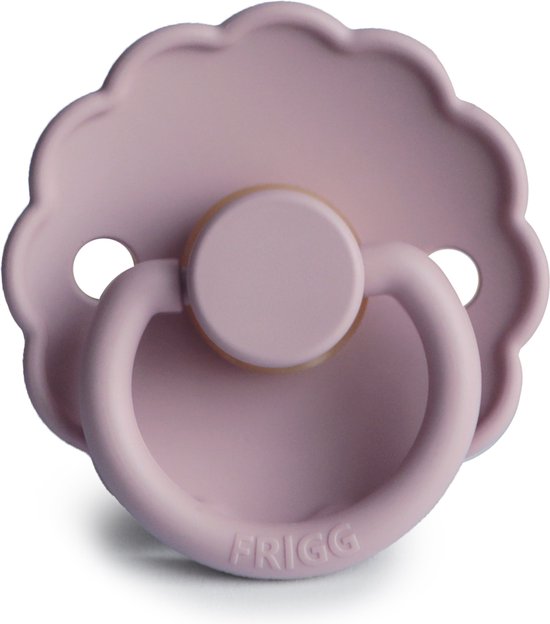 Frigg Daisy Latex Fopspeen 6+M | Soft Lilac - Maat 2 van FRIGG
