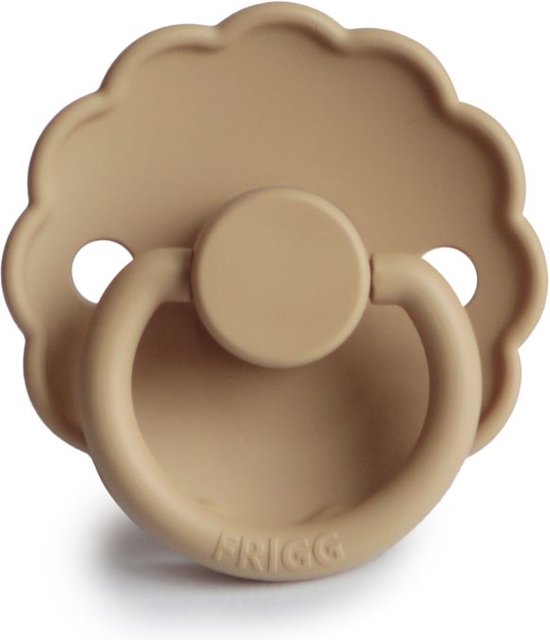 Frigg Daisy Siliconen Fopspeen 6+M | Croissant van FRIGG