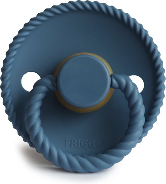 Frigg fopspeen latex Rope- ocean view/ 0-6 maanden van FRIGG