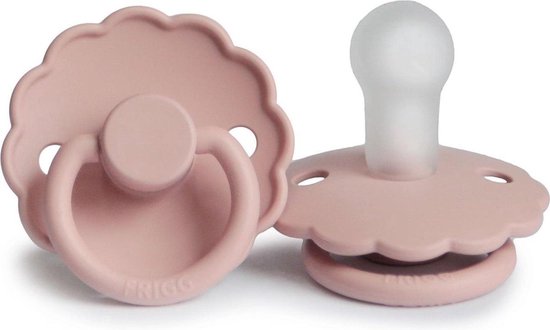Frigg fopspeen - maat 1 0-6 maanden - 1 stuk - daisy - blush van FRIGG