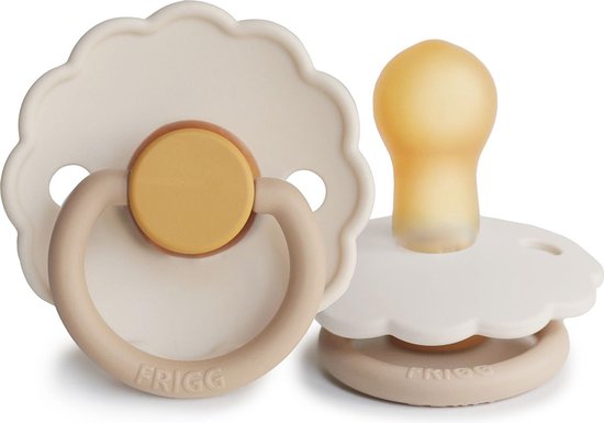 Frigg fopspeen - maat 1 0-6 maanden - 1 stuk - Daisy  - chamomile van FRIGG