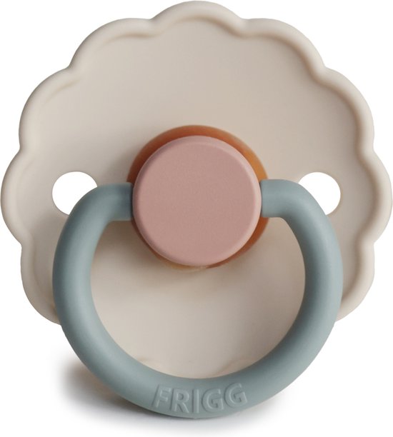 Frigg fopspeen - maat 1 0-6 maanden - 1 stuk - daisy - cotton candy van FRIGG