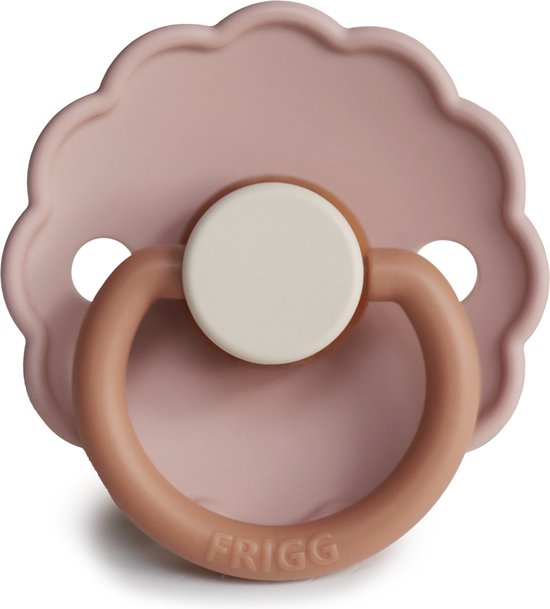 Frigg fopspeen - maat 2 6-18 maanden - 1 stuk - daisy - biscuit van FRIGG