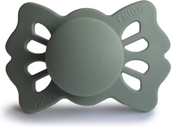 FRIGG LUCKY Fopspeen 1 stuks - Siliconen - Maat 1 - 0 - 6 maanden - Sage van FRIGG