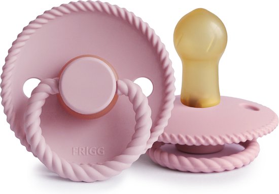FRIGG - ROPE - fopspeen LATEX - BABY PINK - T1 van FRIGG