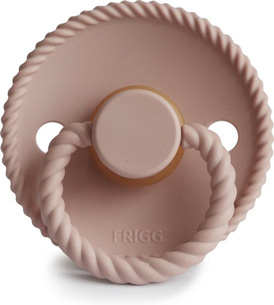 FRIGG - Rope Fopspeen Natuurlijk Rubber - maat T1 (0-6 maanden) van FRIGG