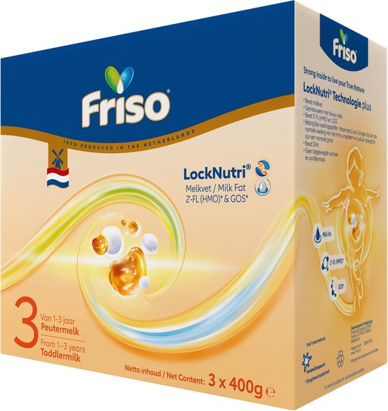 Friso 3 Opvolgmelk - vanaf 12 maanden - 1.2kg - doos van Merkloos